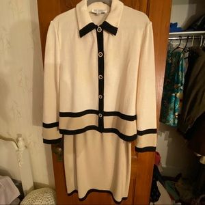 St. John Collection Skirt Suit 12/14 L EUC!!